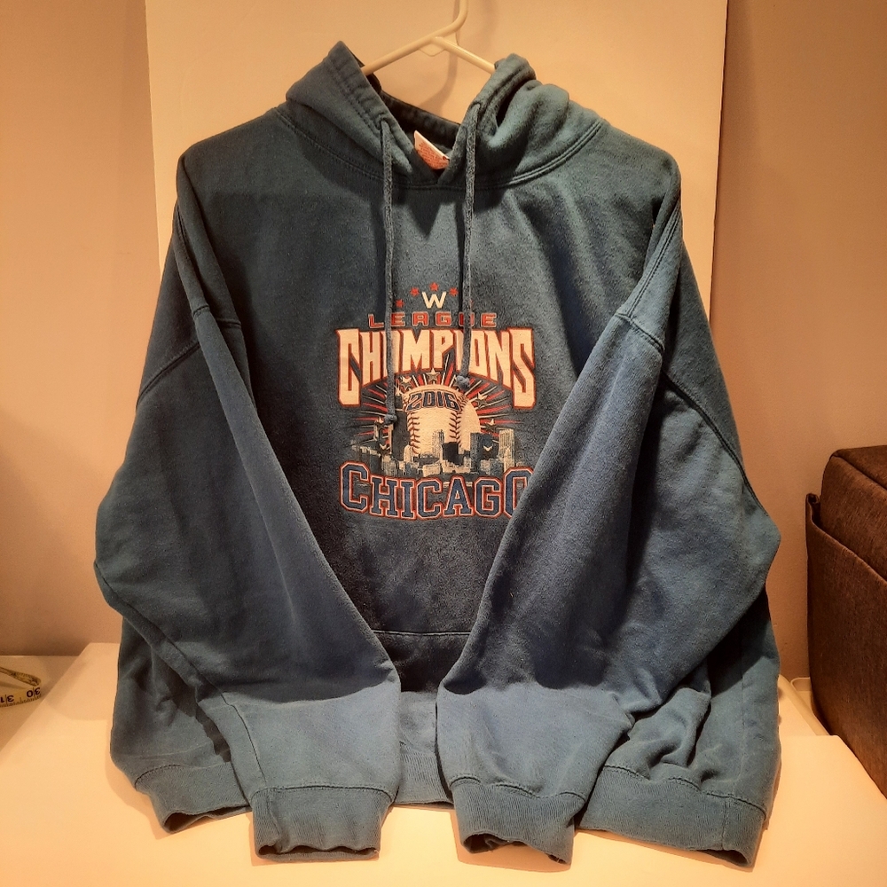Blue Chicago Champions Hoodie 2X